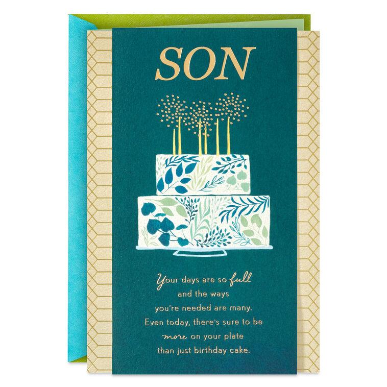 hallmark Sharing a Wish With Plenty of Love Birthday Card for Son
