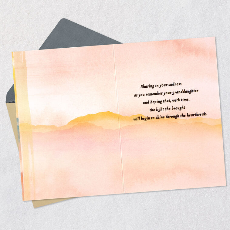 Hallmark Sharing In Your Sadness Sympathy Card For Loss Of Granddaughter
