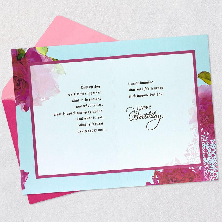 Hallmark Sharing Life's Journey Birthday Card For Wife