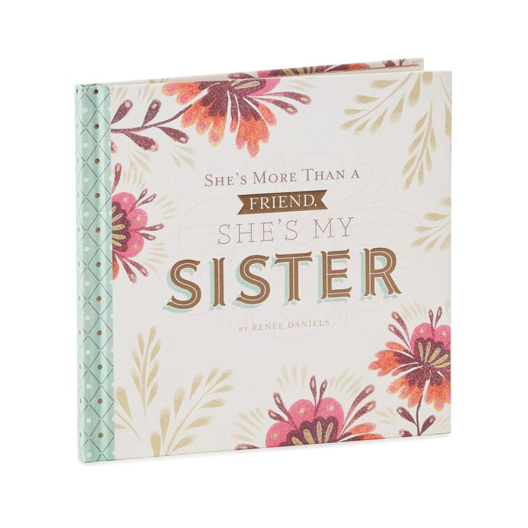 hallmark She’s More Than My Friend She’s My Sister Book