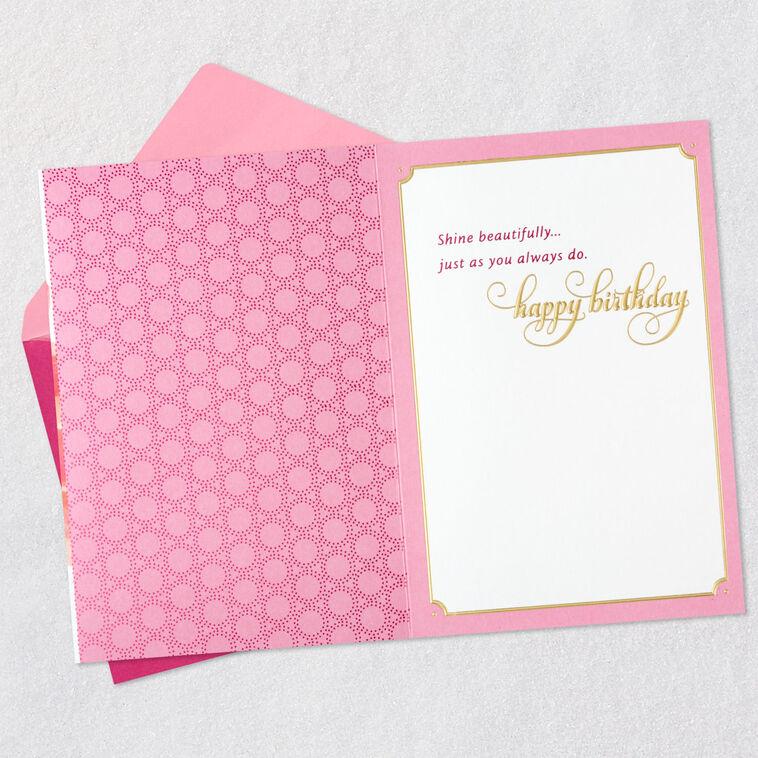 Hallmark Shine Beautifully Birthday Card For Granddaughter