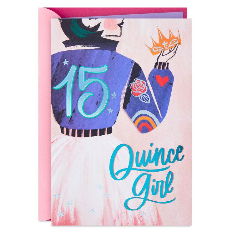 hallmark Shine Your Light Bilingual Quinceañera Card
