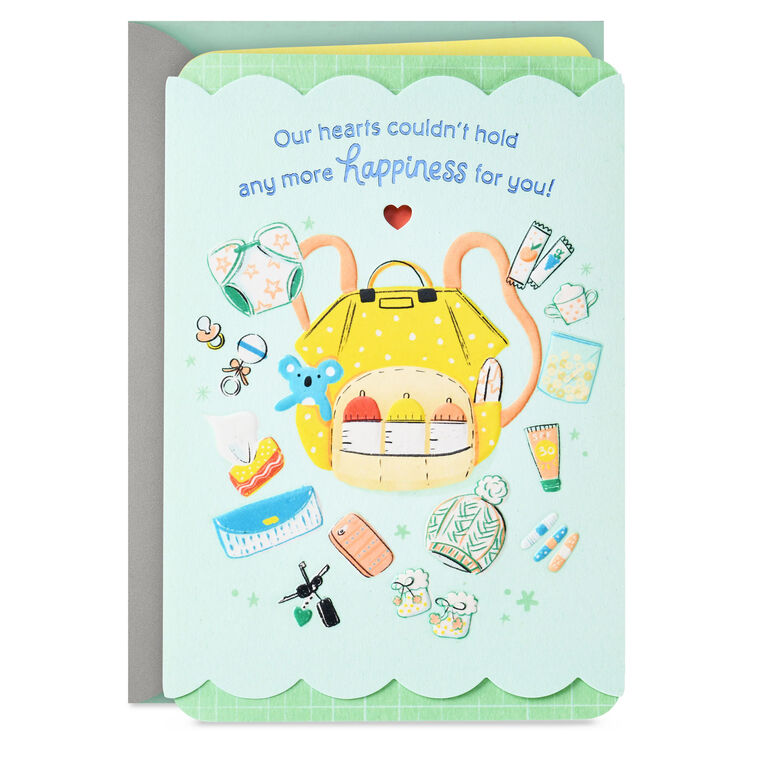 hallmark Showered With Love Baby Shower Card From All