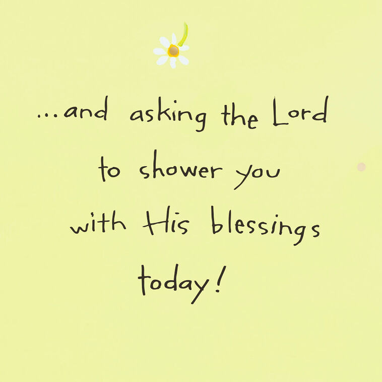 Hallmark Showers Of Blessings Religious Thinking Of You Card