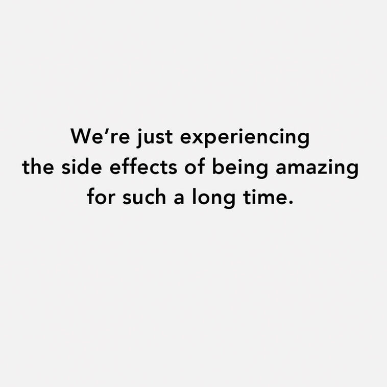 Hallmark Side Effects Of Being Amazing Funny Birthday Card