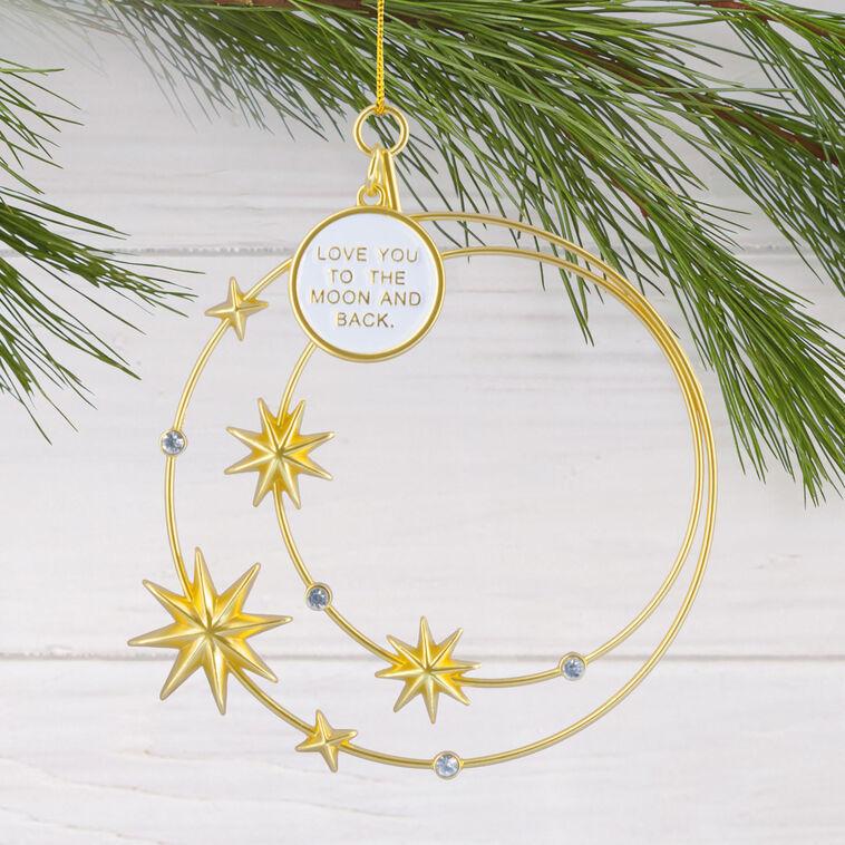 Hallmark Signature Love You To The Moon Constellation Metal Hallmark Ornament