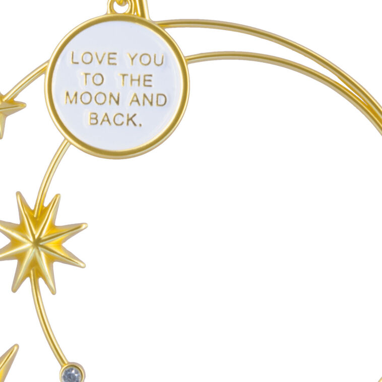 Hallmark Signature Love You To The Moon Constellation Metal Hallmark Ornament