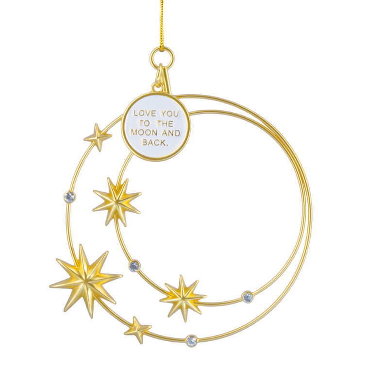 hallmark Signature Love You to the Moon Constellation Metal Hallmark Ornament