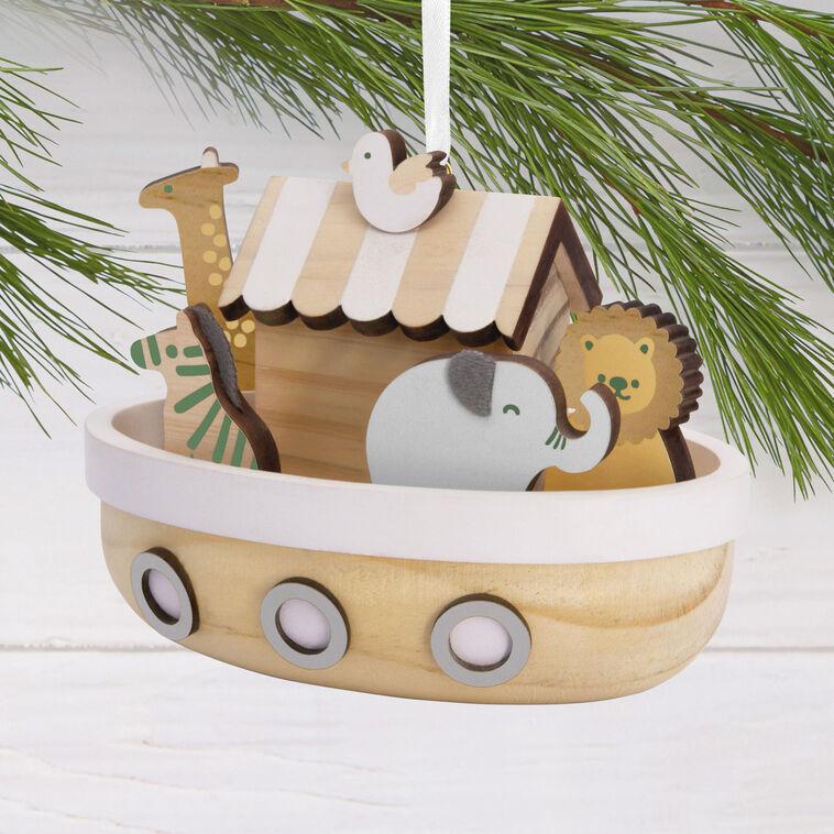 Hallmark Signature Noah's Ark Wood Hallmark Ornament