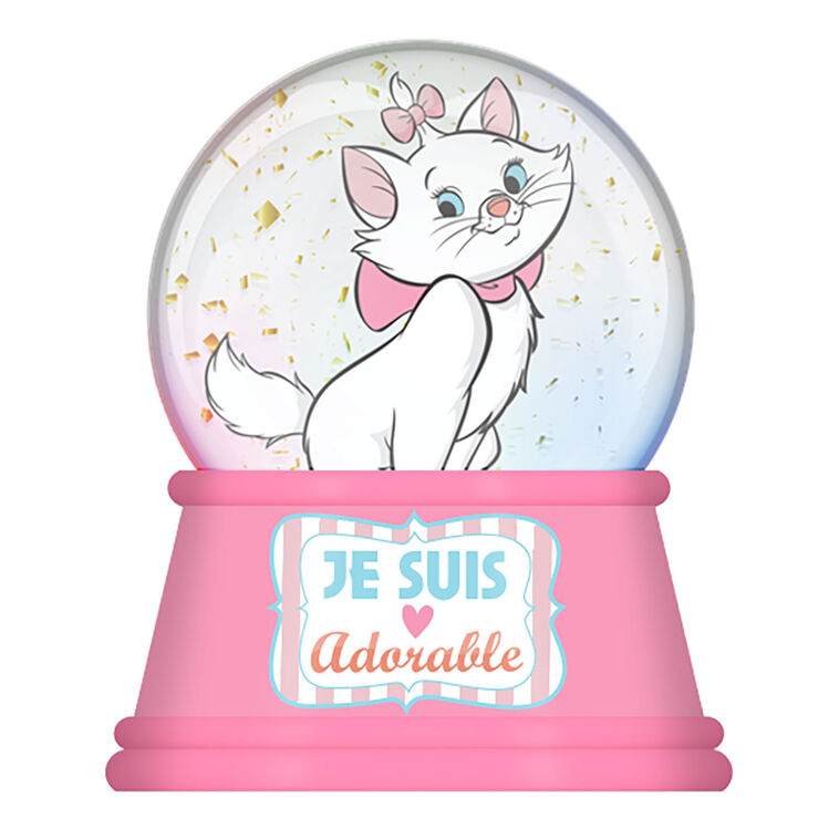 hallmark Silver Buffalo Disney The Aristocats Marie Light-Up Mini Snow Globe