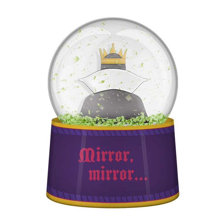 Hallmark Silver Buffalo Disney Villains Evil Queen Light-Up Mini Snow Globe
