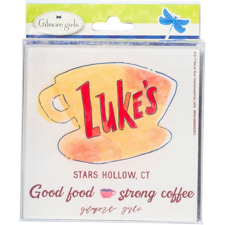 Hallmark Silver Buffalo Gilmore Girls Luke's Diner Sign Coasters Set Of 4