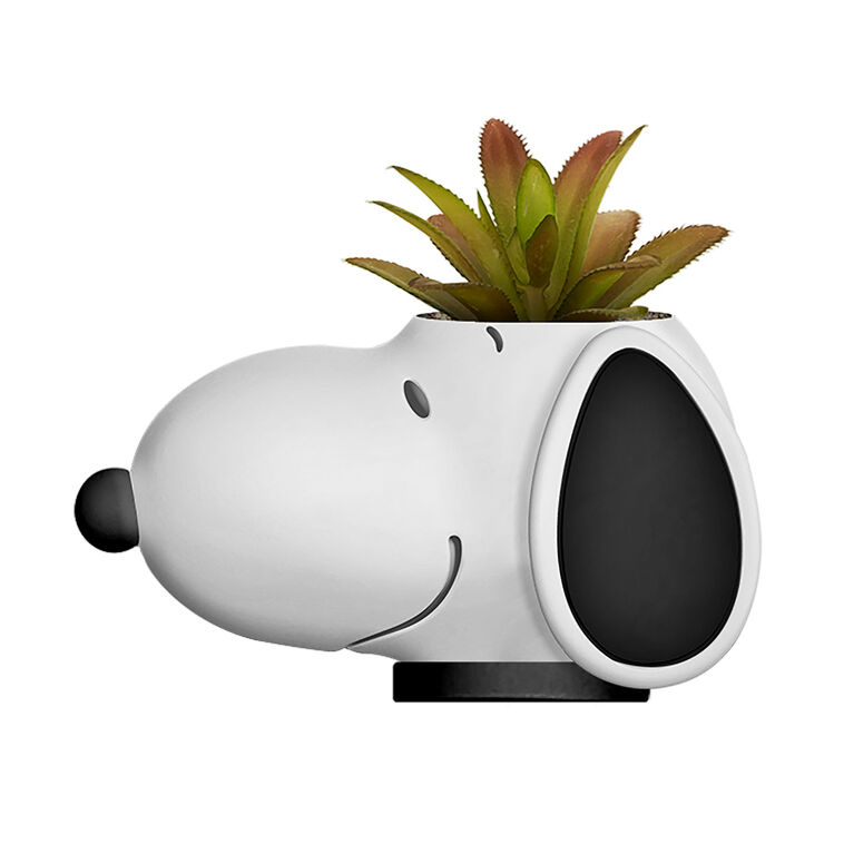 hallmark Silver Buffalo Peanuts Mini Snoopy Face Planter