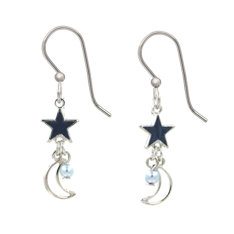 hallmark Silver Forest Celestial Cascade Silver Metal Drop Earrings