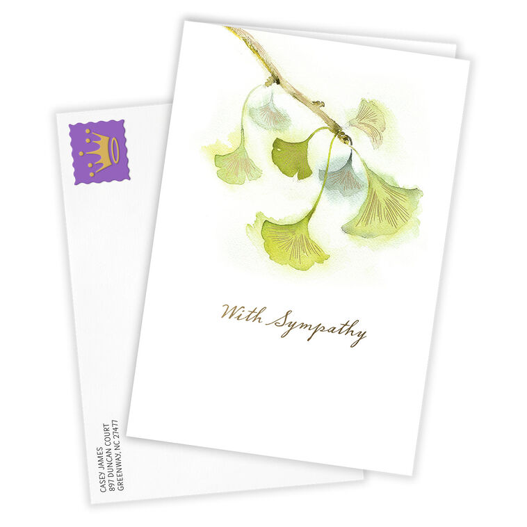 Hallmark Simple Love And Comfort Custom Sympathy Card