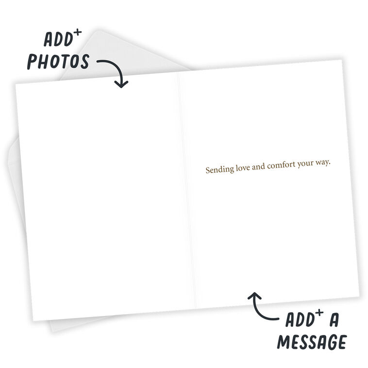 Hallmark Simple Love And Comfort Custom Sympathy Card