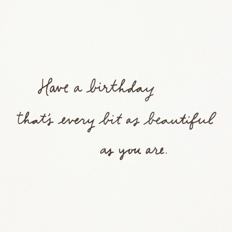 Hallmark Simply Gorgeous Fashionable Ensemble Birthday Card For Her