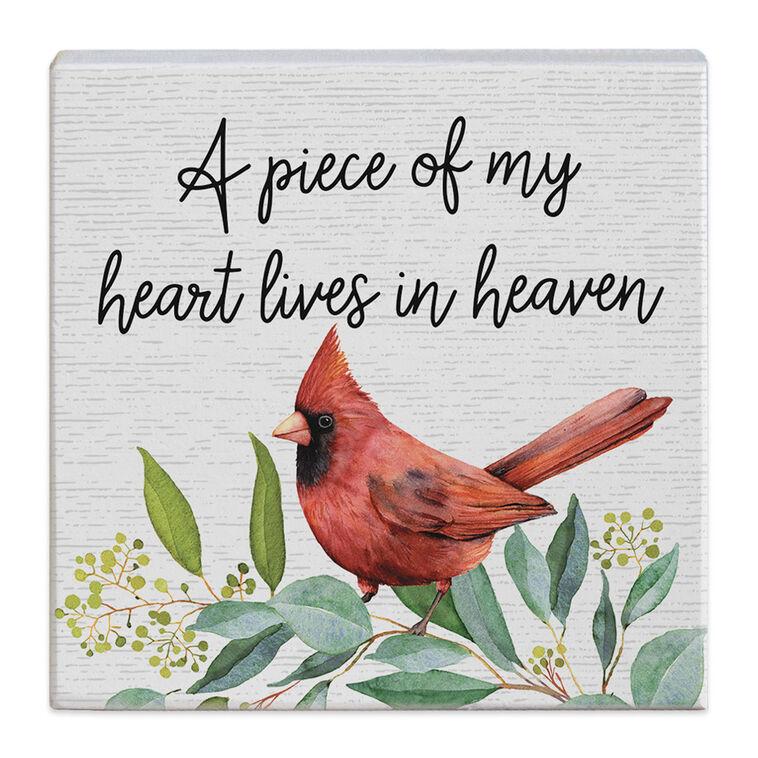 hallmark Simply Said Remembrance Quote Gift-a-Block Wood Sign 5.25x5.25