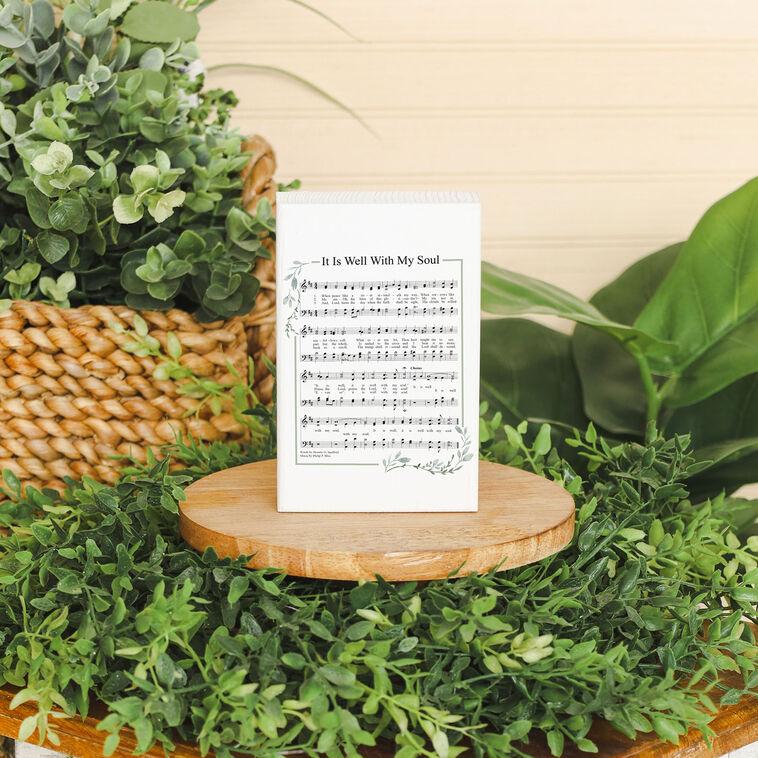 Hallmark Sincere Surroundings It Is Well With My Soul Hymn Music Sign