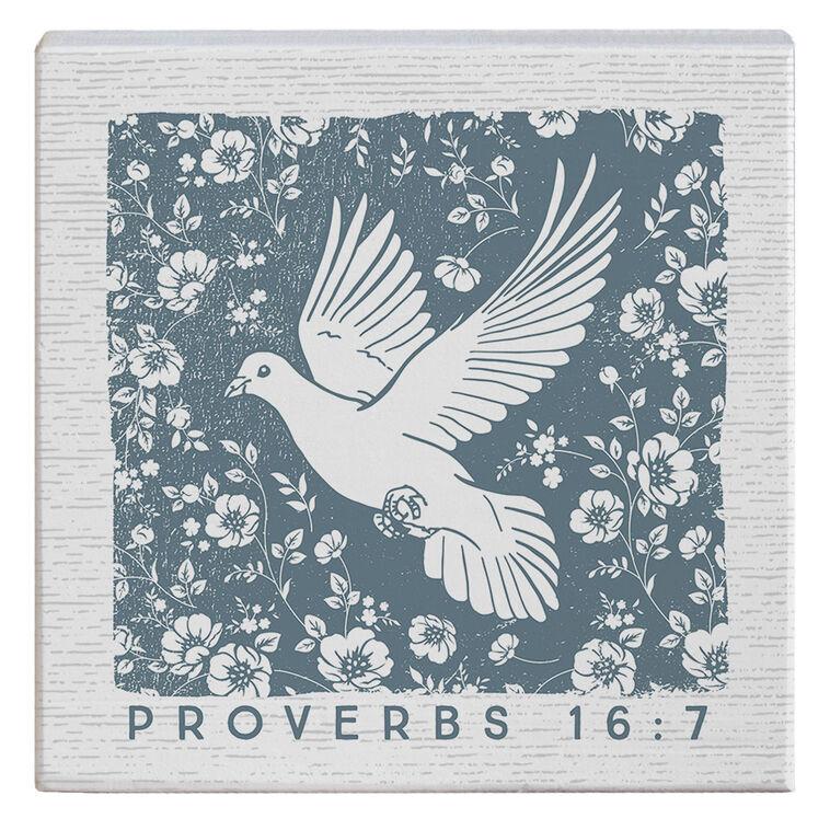 hallmark Sincere Surroundings Proverbs Dove Wood Block Sign