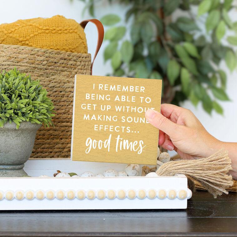 Hallmark Sincere Surroundings Sound Effects Funny Wood Quote Sign