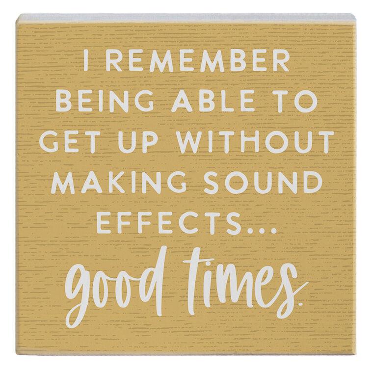 hallmark Sincere Surroundings Sound Effects Funny Wood Quote Sign