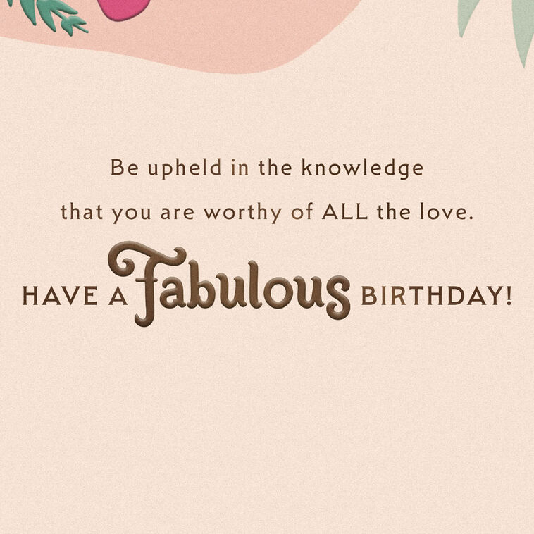 Hallmark Sis You're Worthy Of All The Love Birthday Card For Her