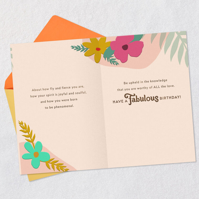 Hallmark Sis You're Worthy Of All The Love Birthday Card For Her