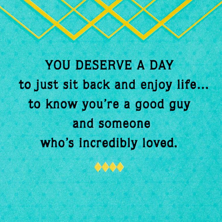 Hallmark Sit Back And Enjoy Life Birthday Card For Brother-in-Law