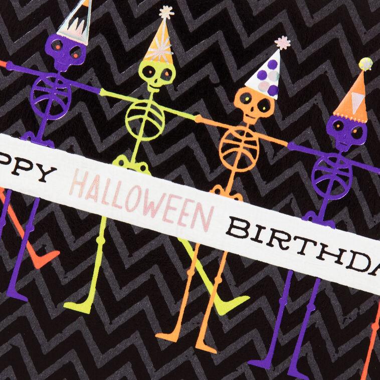 Hallmark Skele-bration Happy Halloween Birthday Card