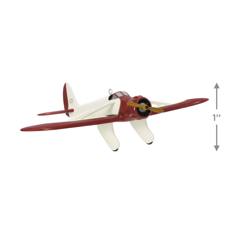 Hallmark Sky's The Limit Kinner Sportwing Airplane Ornament