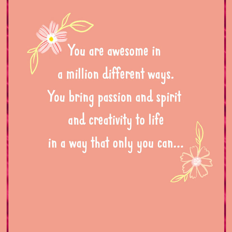 Hallmark Smart And Strong Birthday Card For Daughter