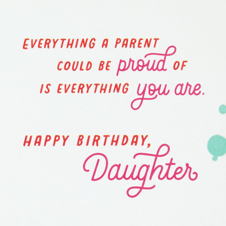 Hallmark Smart Kind Bold Brave Birthday Card For Daughter