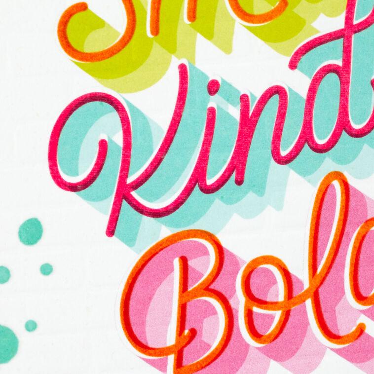 Hallmark Smart Kind Bold Brave Birthday Card For Daughter