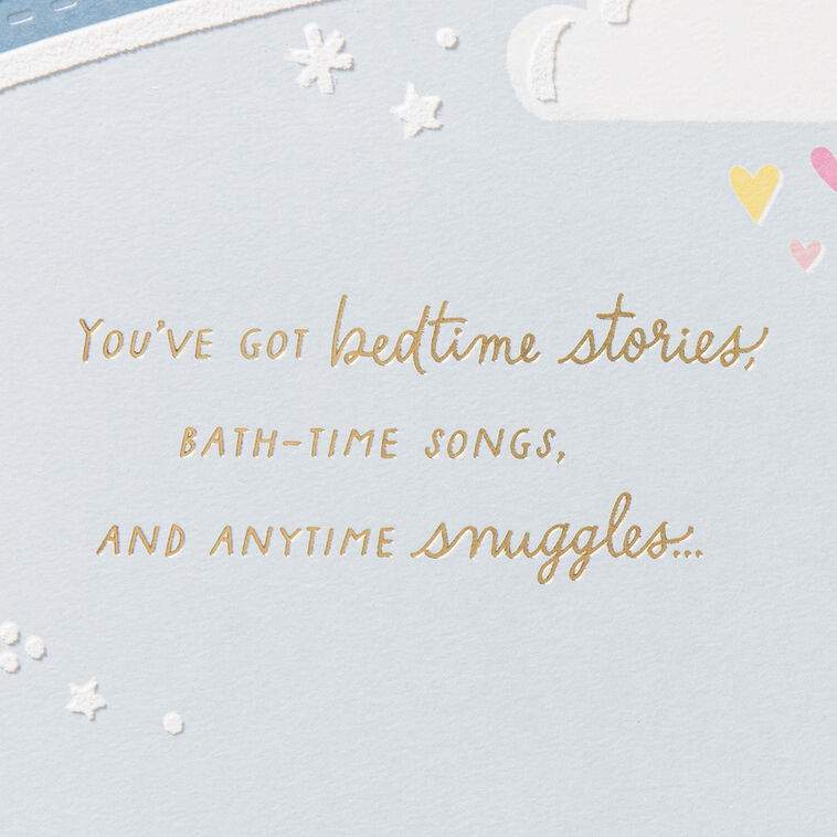 Hallmark Smiles Snuggles And Love New Baby Girl Card