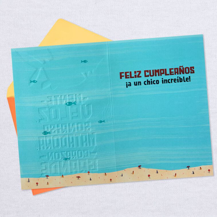 Hallmark Smiling Shark Spanish-Language Birthday Card For Him