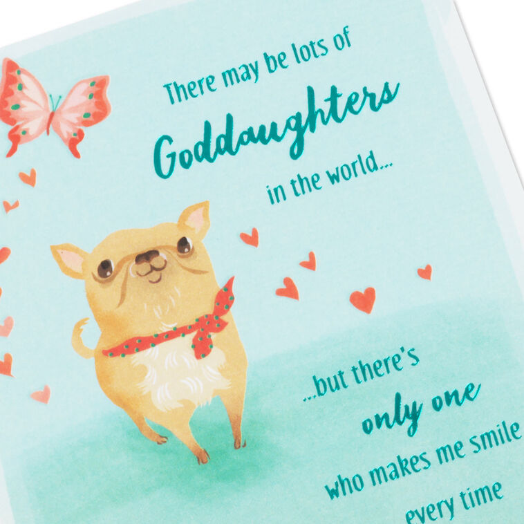 Hallmark Smiling Thinking Of You Birthday Card For Goddaughter