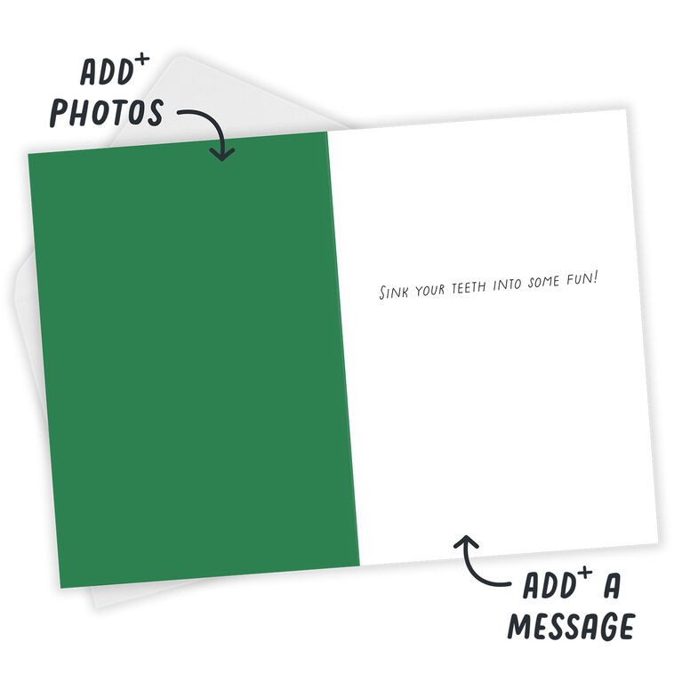 Hallmark Snappy Crocodile Funny Custom Birthday Card