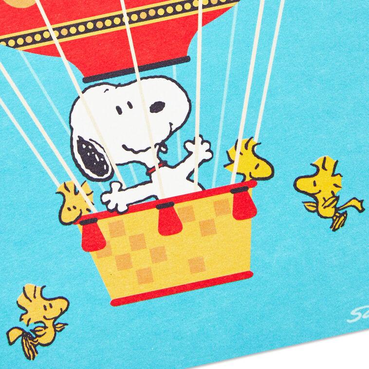 Hallmark Snoopy Hot Air Balloon Boxed Thank-You Notes Pack Of 12