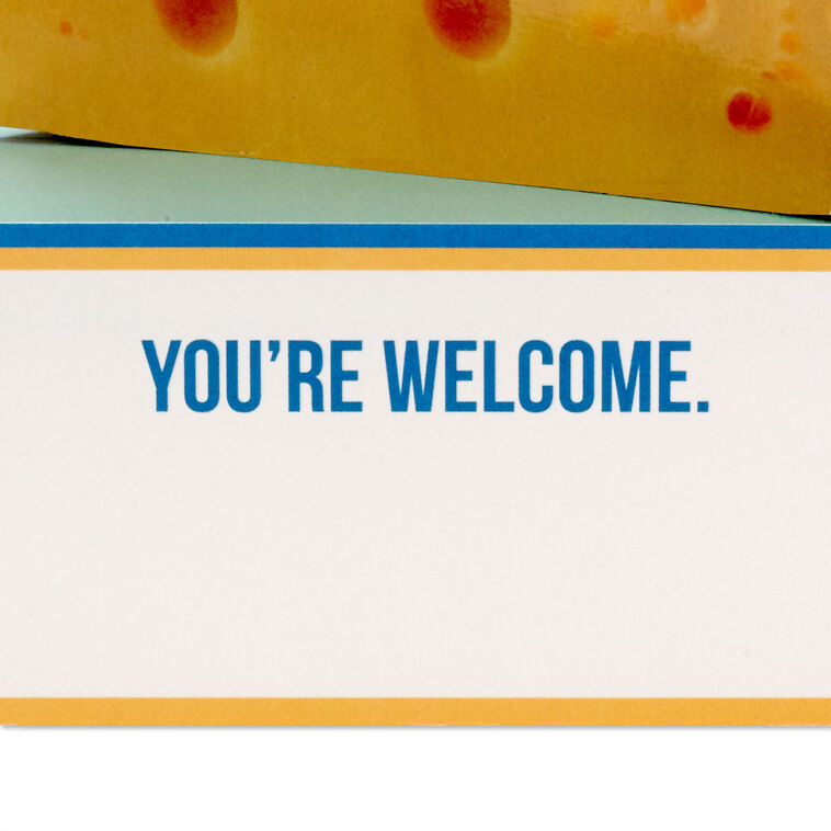 Hallmark So Cheesy Funny 3D Pop-Up Father's Day Card