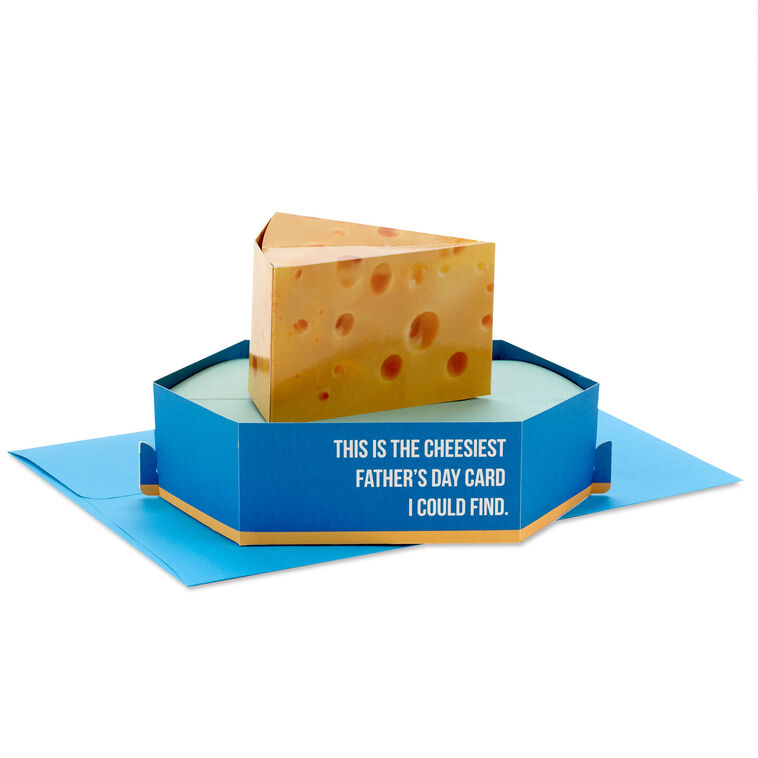 hallmark So Cheesy Funny 3D Pop-Up Father's Day Card