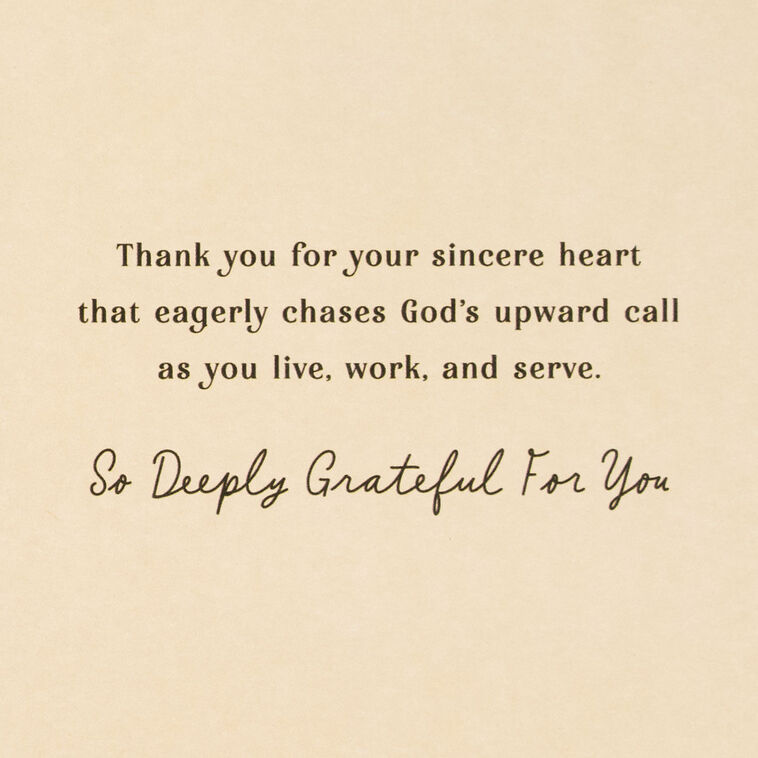 Hallmark So Deeply Grateful For You Clergy Appreciation Card For Pastor