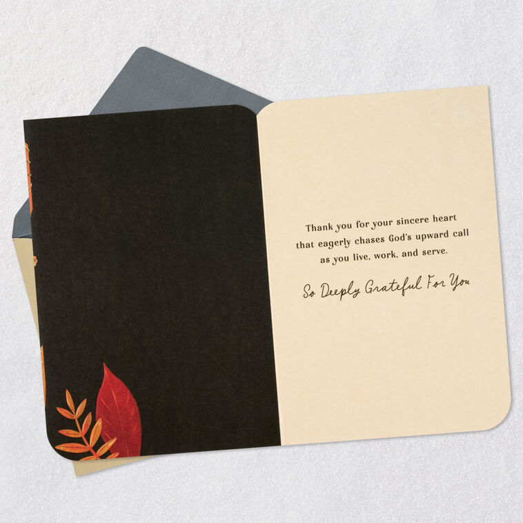Hallmark So Deeply Grateful For You Clergy Appreciation Card For Pastor