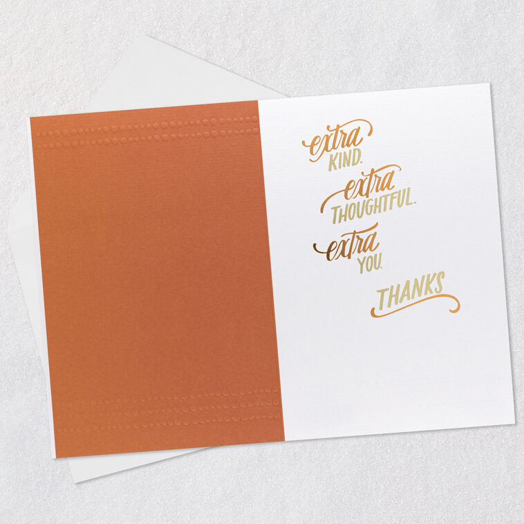 Hallmark So Extra Kind And Thoughtful Thank You Card
