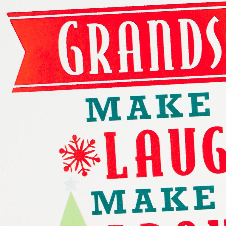 Hallmark So Glad You're In Our Lives Christmas Card For Grandson