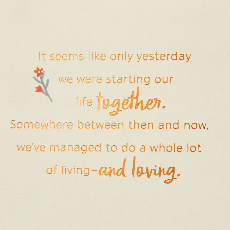 Hallmark So Grateful For You 25th Anniversary Card For Wife