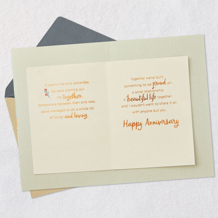 Hallmark So Grateful For You 25th Anniversary Card For Wife