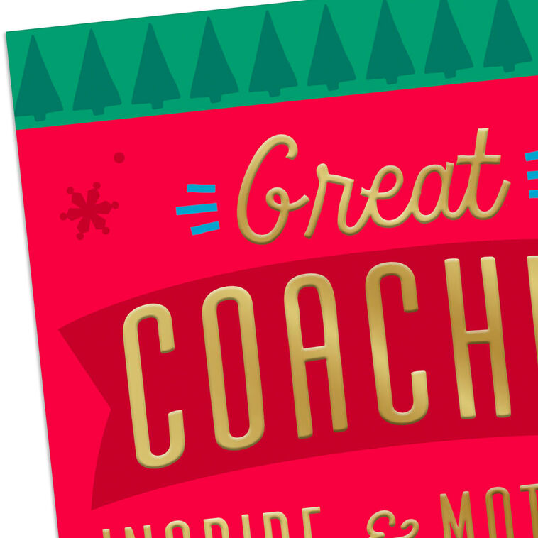 Hallmark So Grateful For You Christmas Thank-You Card For Coach