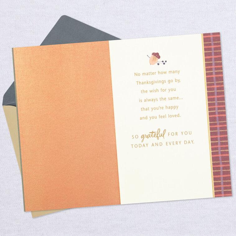 Hallmark So Grateful For You Thanksgiving Card For Son