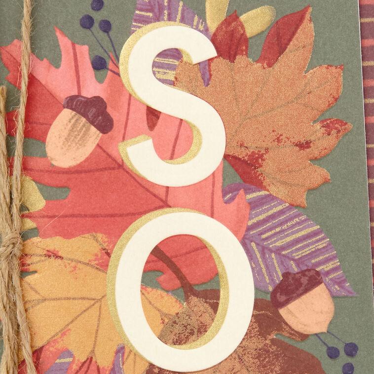 Hallmark So Grateful For You Thanksgiving Card For Son